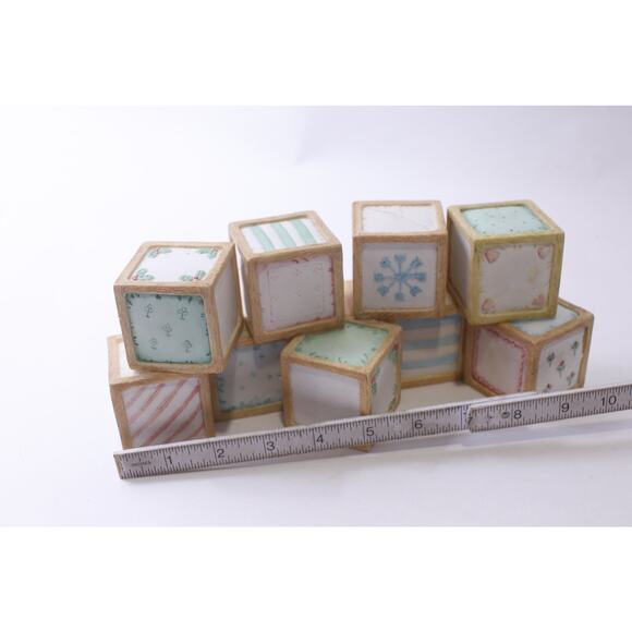 Cherished Teddies, Christmas Blocks Display, Enesco, Priscilla Hillman - Picture 2 of 3